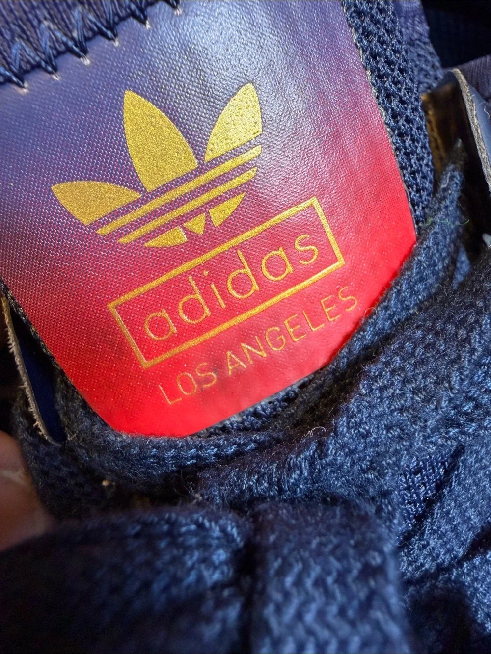 Adidas Mens NMD R1 Navy/Silver/Scarlet Los Angelas FY1162 Sz 11